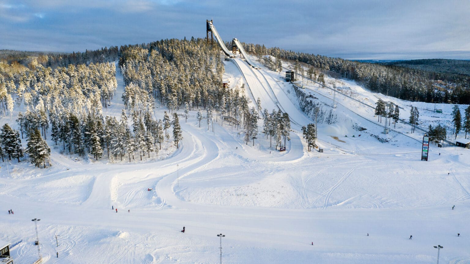 Hoppbacken på lugnet